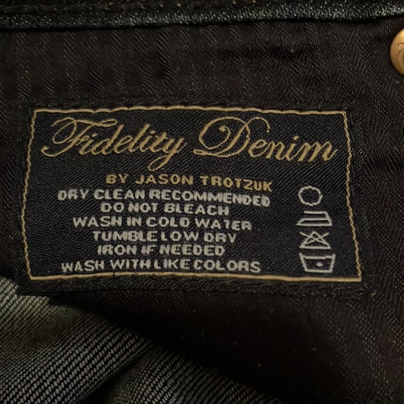 Fidelity Denim Scoop Patriot flare jean - Picture 3 of 4